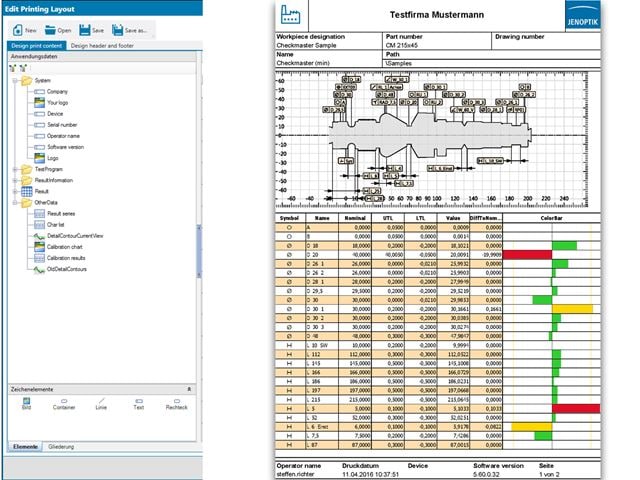 Mess- und Auswertesoftware