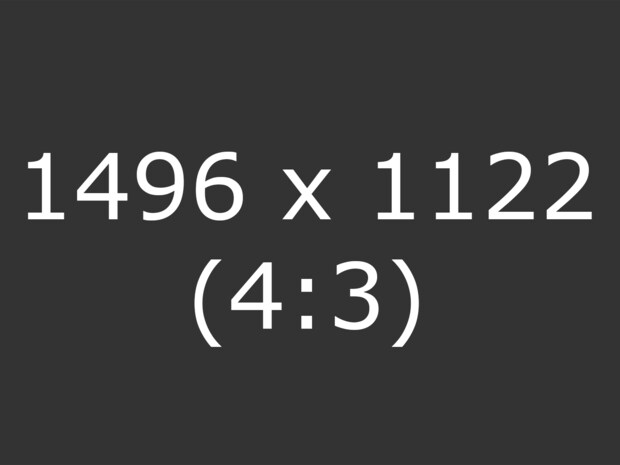 Generic 4 : 3 Dummy Image