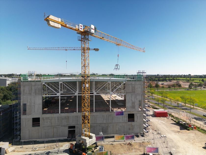 Baustelle der Hightech-Fab in Dresden