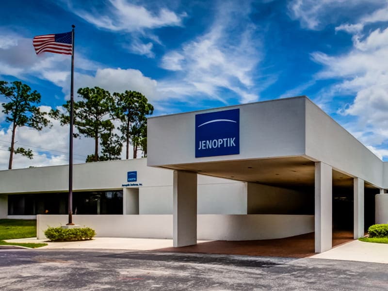 Jenoptik-Gebäude in Jupiter, Florida, USA