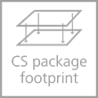 Icon CS Verpackung Fußabdruck
