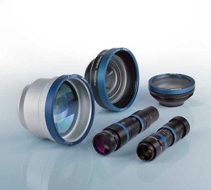 Optiken für die Lasermaterialbearbeitung: Beam Expander und F-Theta-Objektive