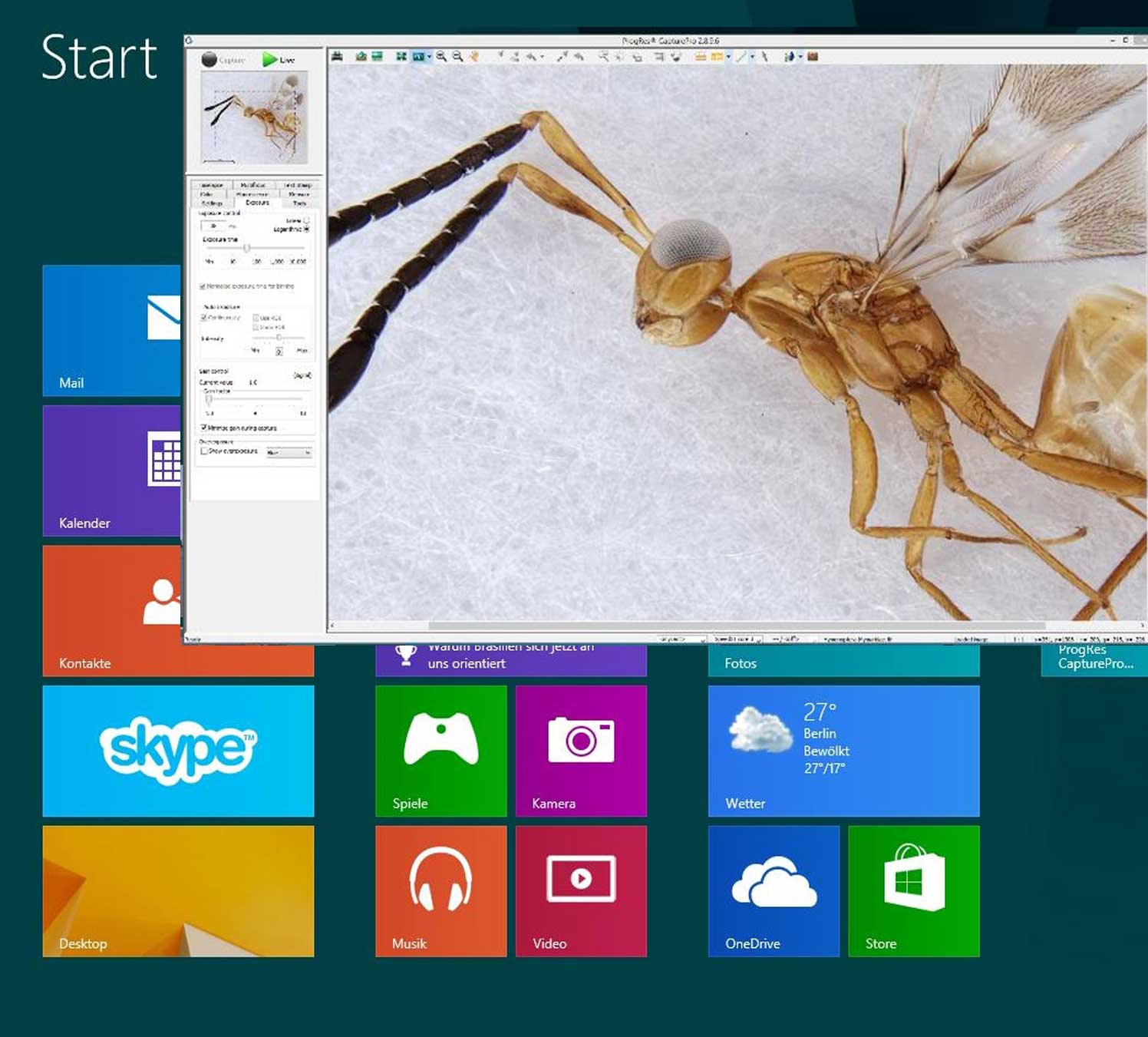 Mikroskopkamera Software