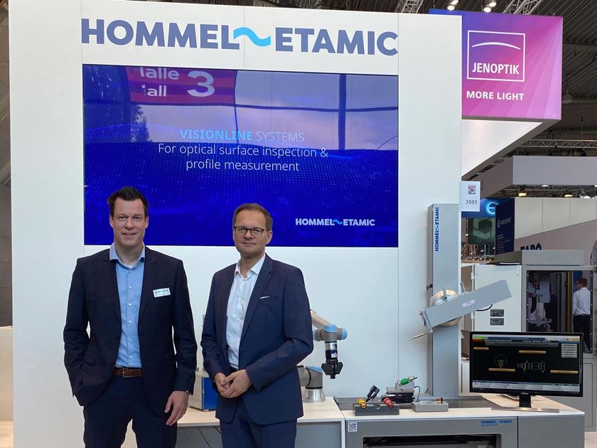 Jan Vogt und Dr. Stefan Traeger beim Markenlaunch von HOMMEL ETAMIC