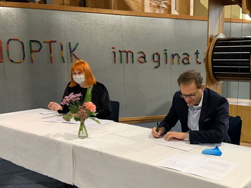 Jenoptik und Imaginata schließen Vertrag zur Partnerschaft