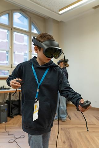VR-Experiment bei Jugend forscht Thüringen 2023