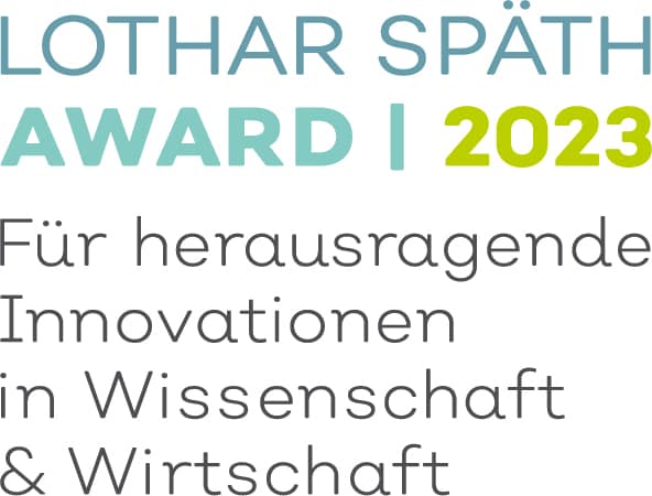 Schriftzug Lothar Späth Award 2023