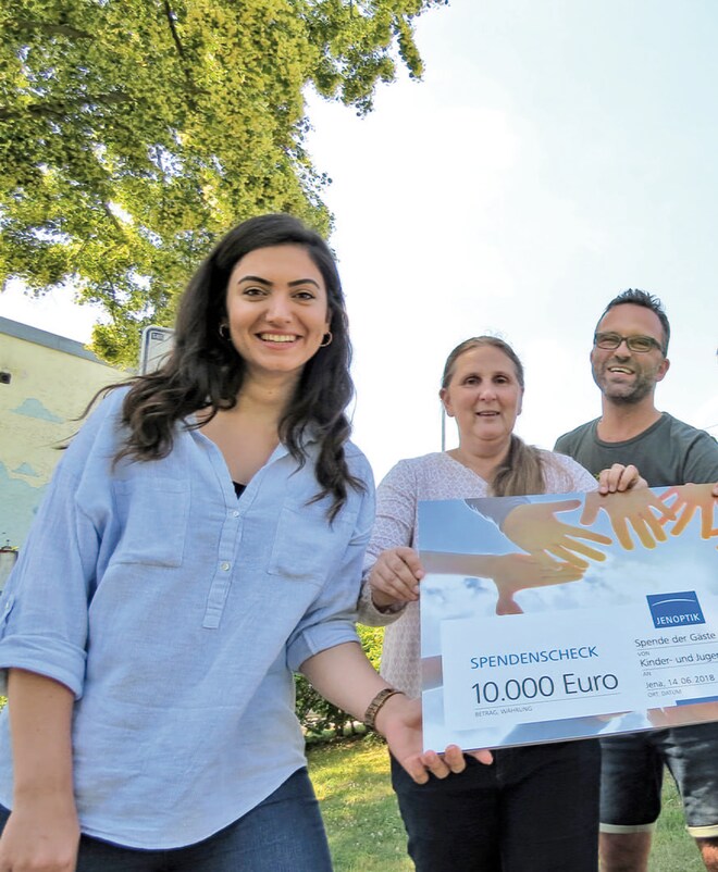 Spendenaktion anlässlich des Neujahrsempfangs