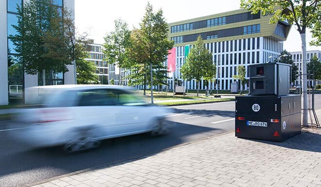 Semistationäre Geschwindigkeitsüberwachung
