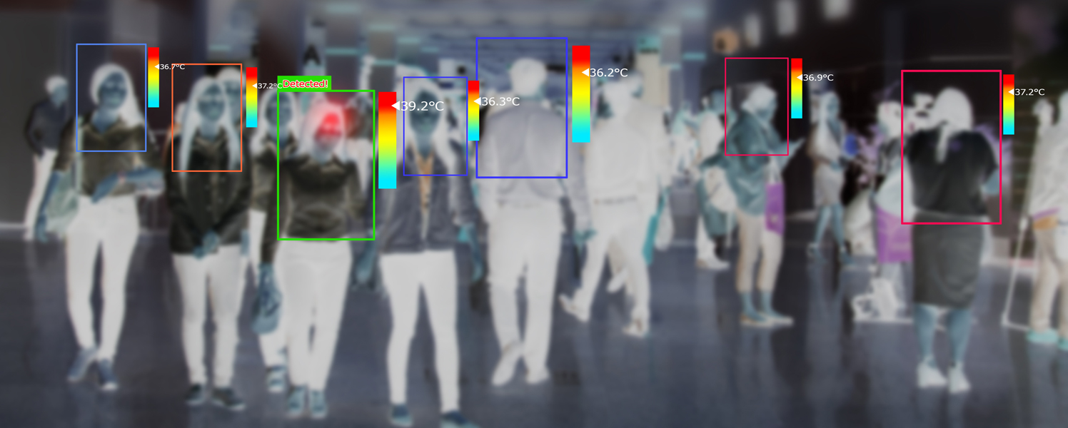 Fiebermessen mit Thermografiekamera