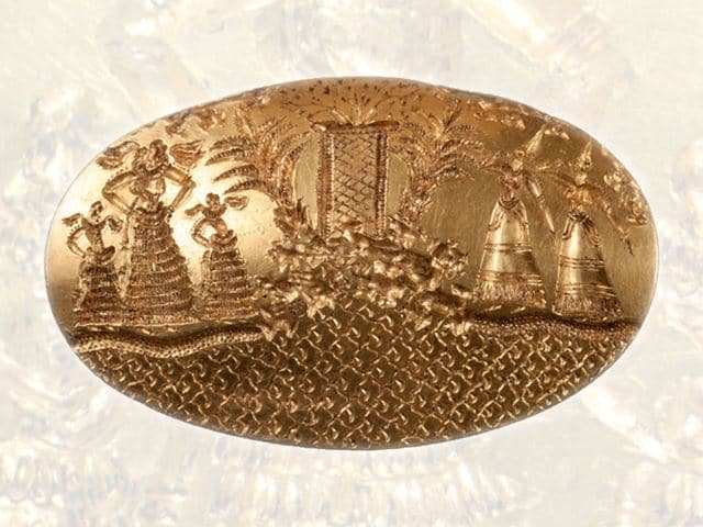 Archäologischer Fund: Siegelring aus Gold