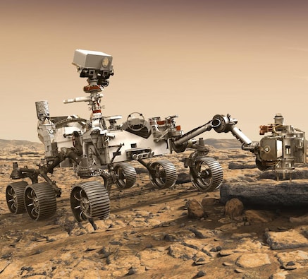 Rover für die Mars Mission 