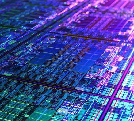 Futuristischer Chip Prozessor